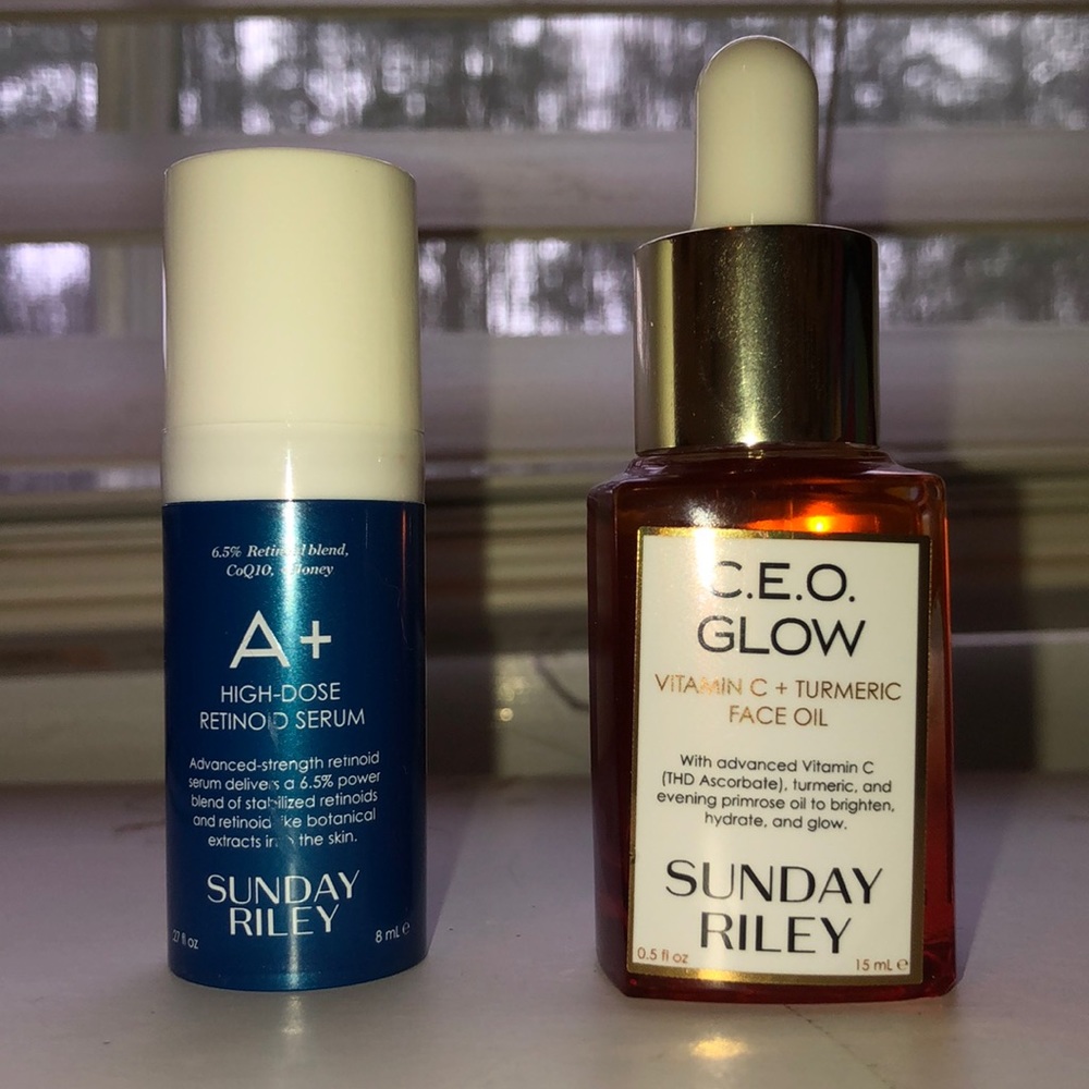 Sunday Riley C.E.O GLOW and Retinoid serum